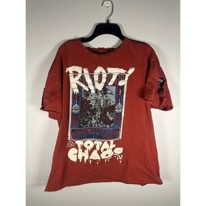 Total Chaos Riot Concert Iro-ochi TShirt XL Punk Rose Ballroom Savage Youth Mens